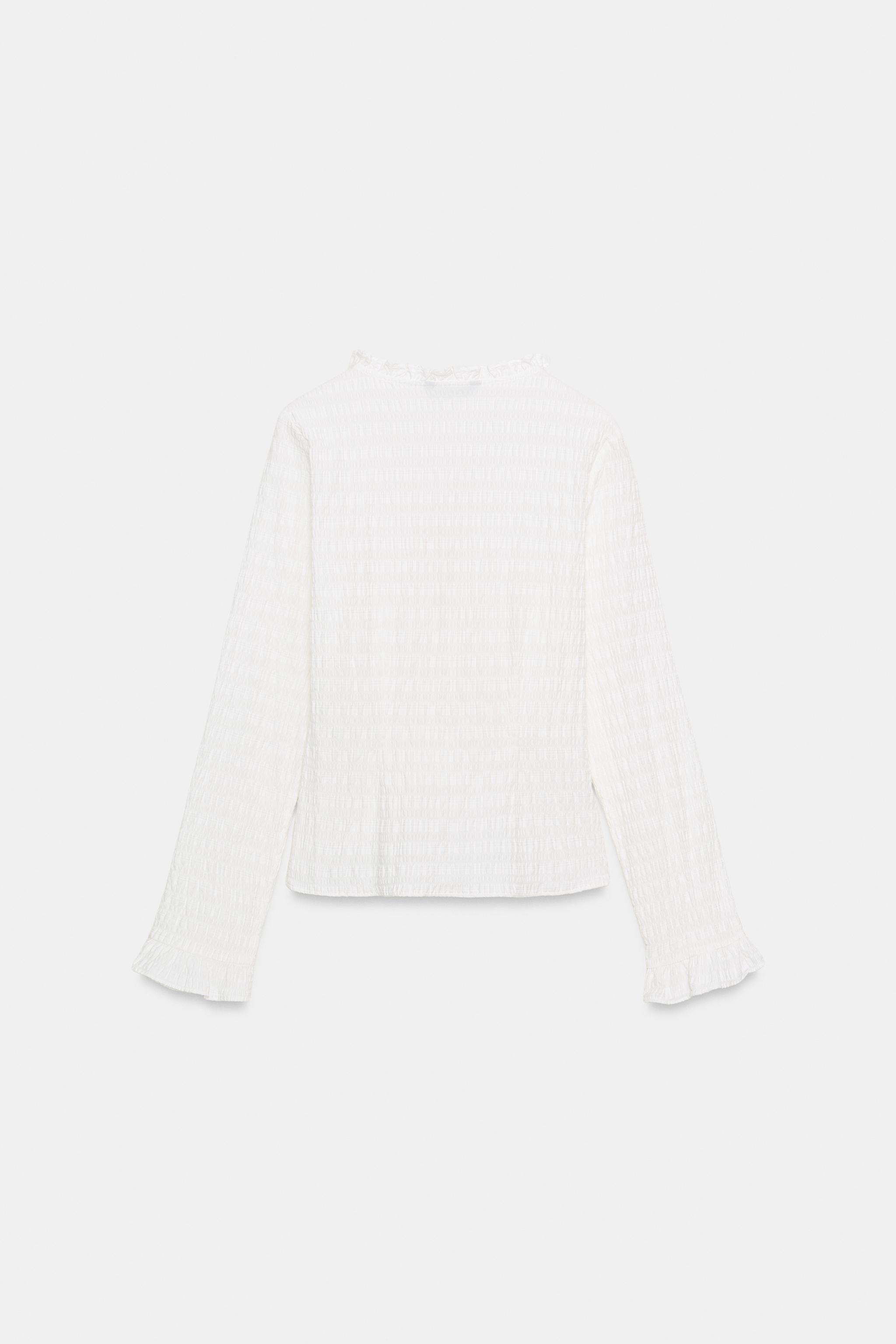 SMOCKED TIE TOP